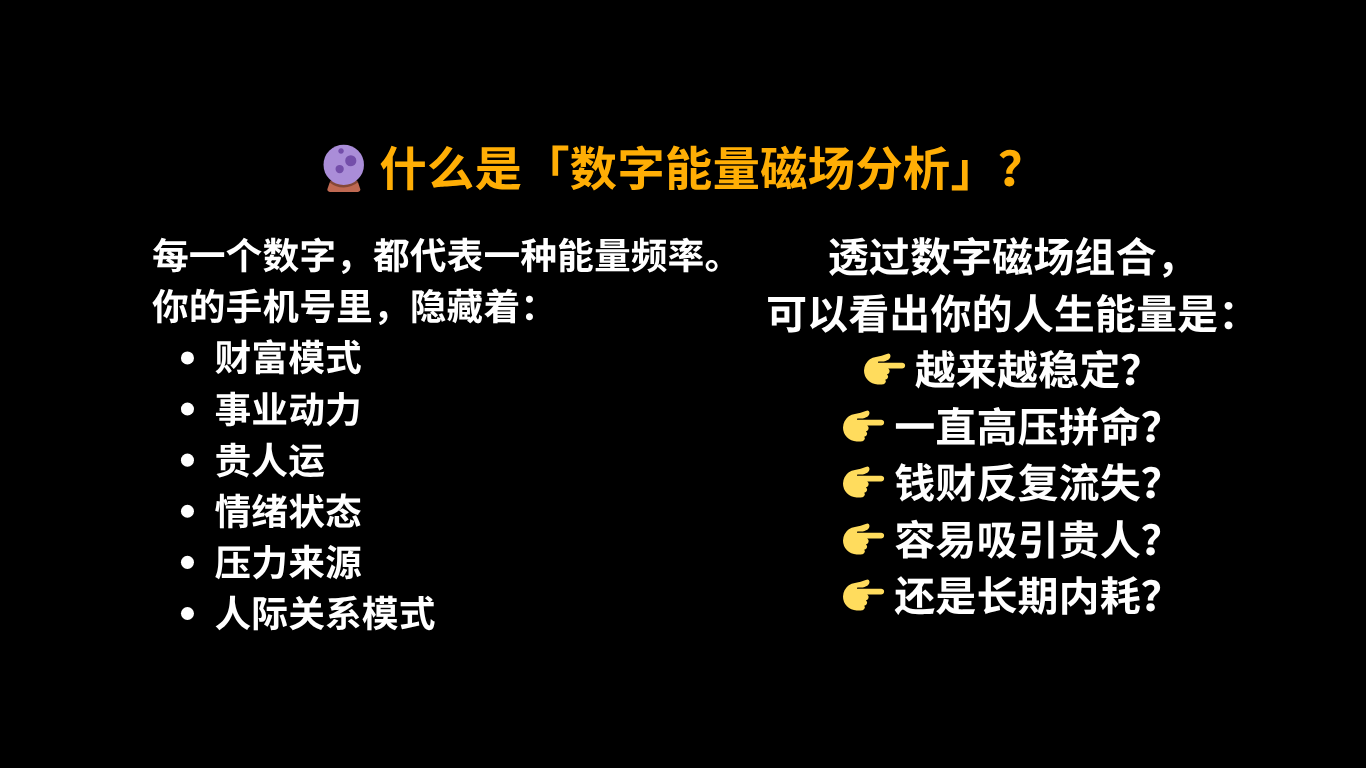 手机数字能量