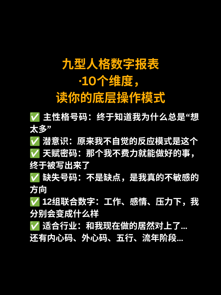 数字性格