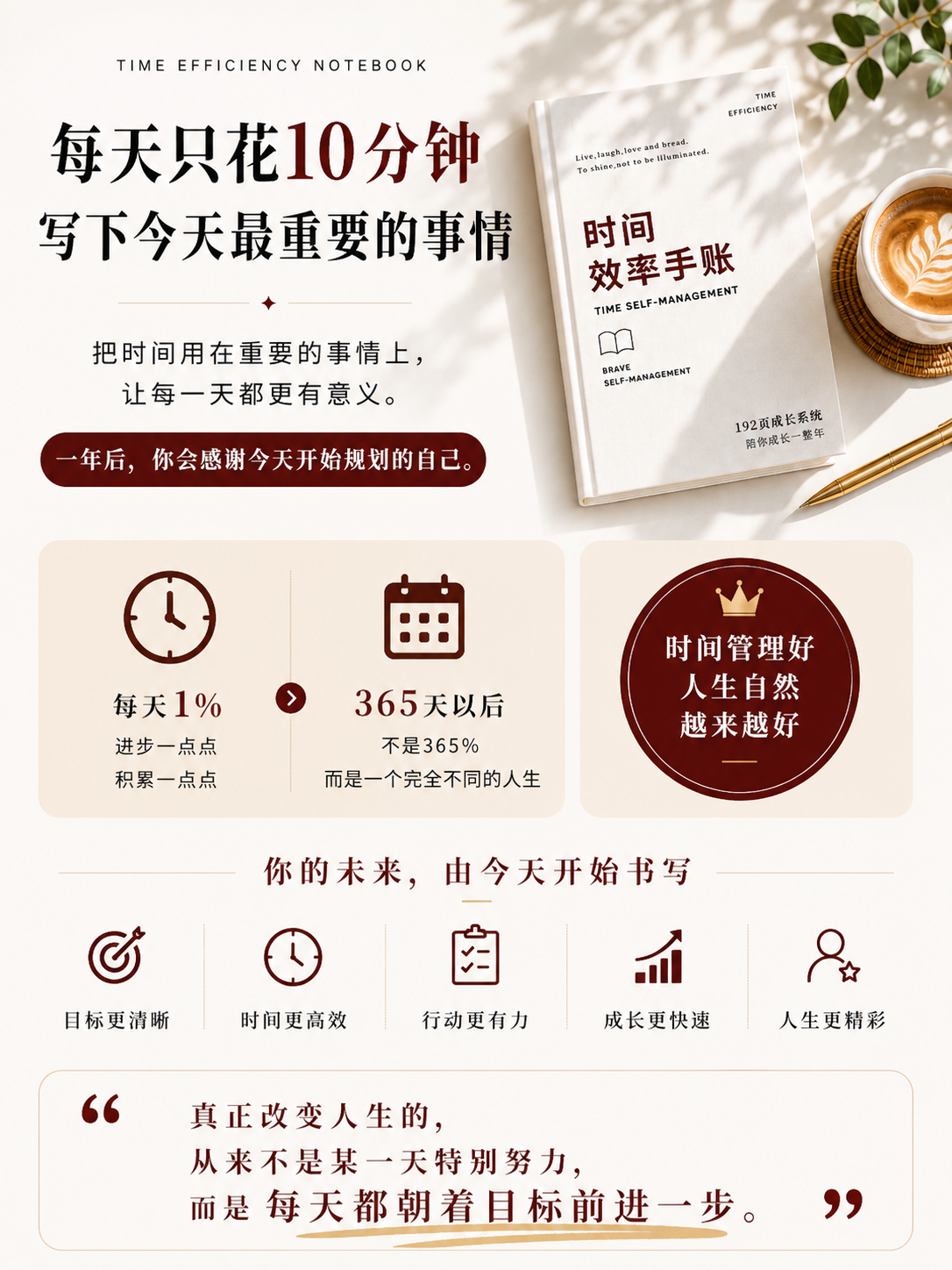 时间效率手账本