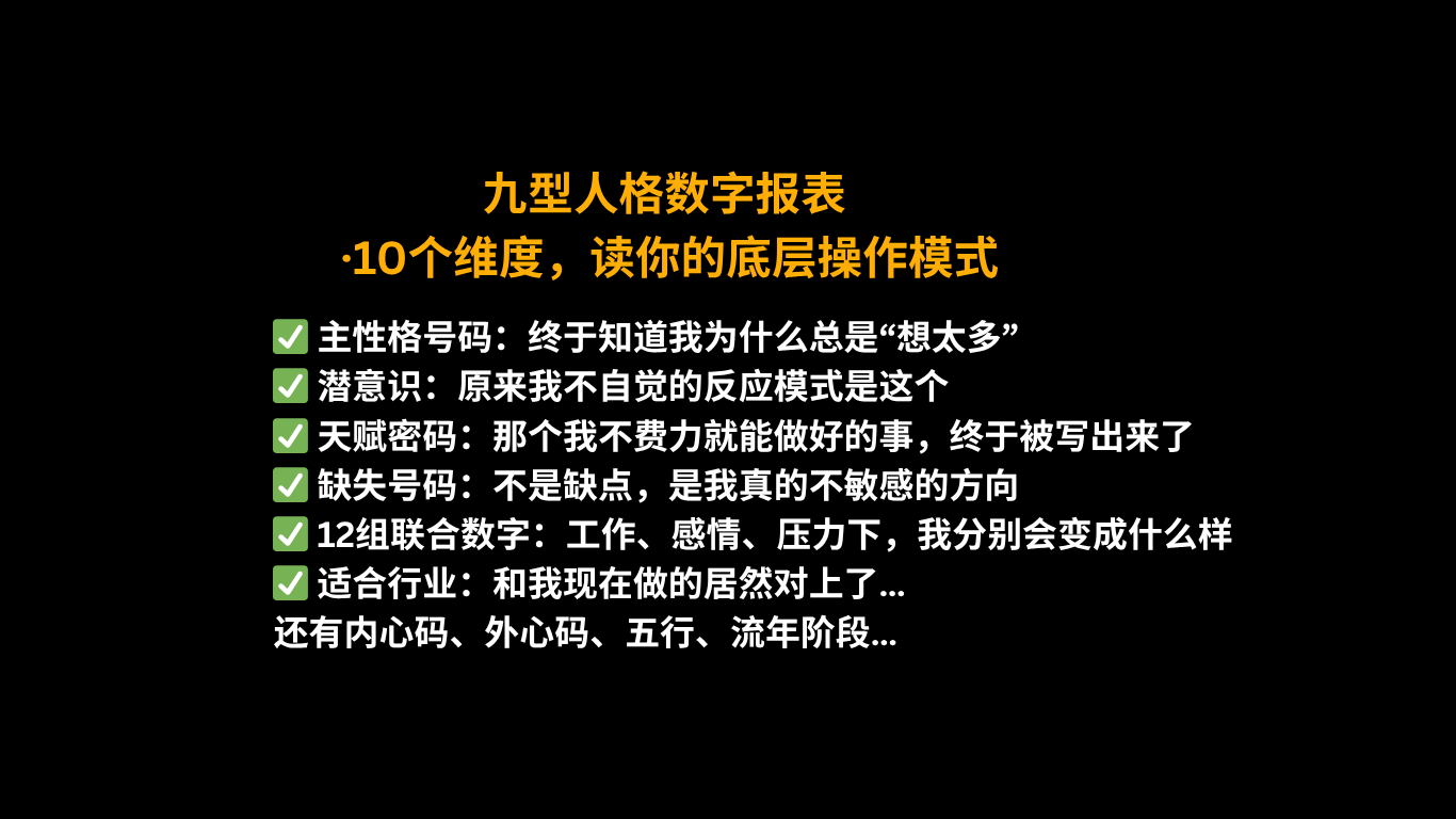数字性格